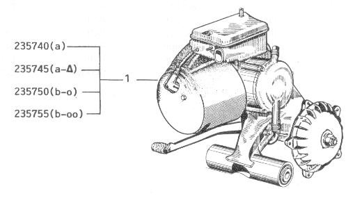 Motor einer Vespa T5